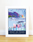 Henley on Thames Vintage Poster Print