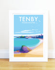 Tenby Vintage Travel Poster
