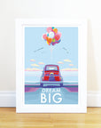 Dream Big Vintage Motivational Poster