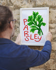 Parsley Herb print from an original painting, choice of sizes, available framed and unframed