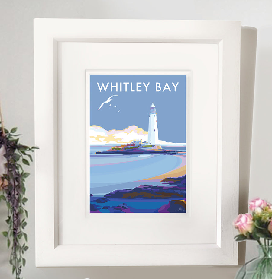 Whitley Bay Seaside Poster