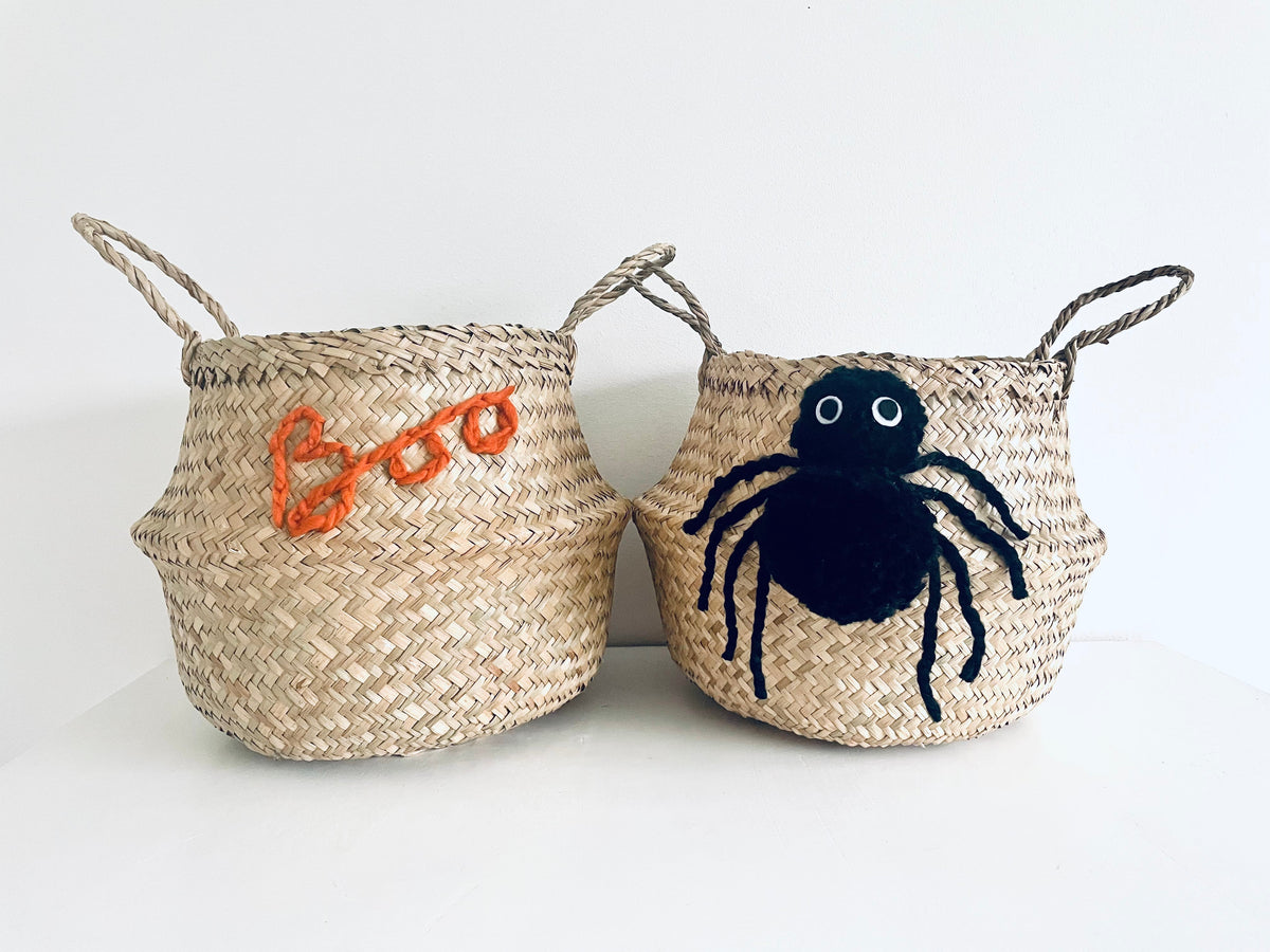 Spider basket - Medium (Halloween)