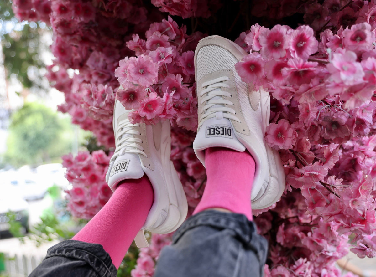Plain Bamboo Socks - Bubblegum Pink