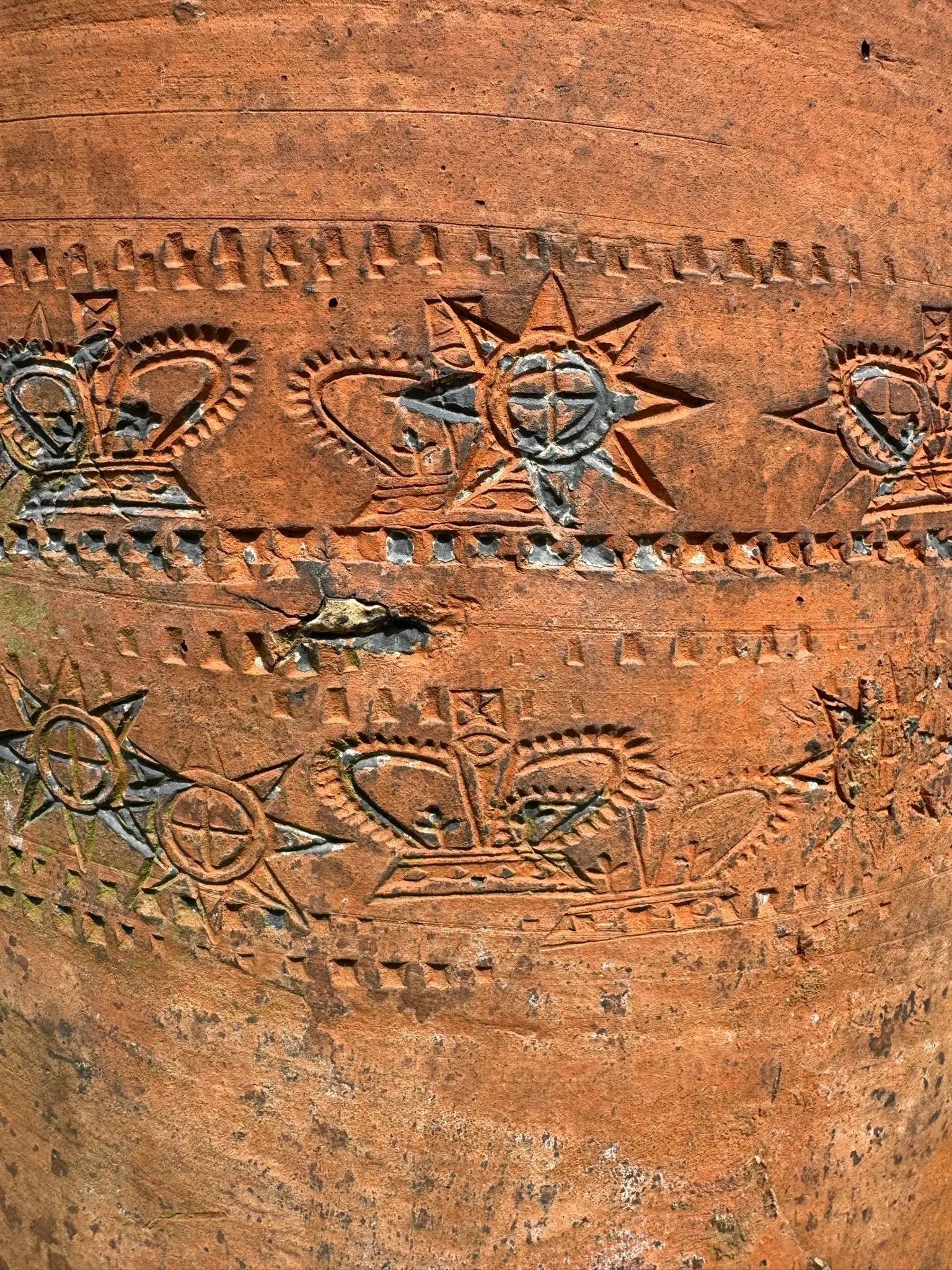 Victorian Terracotta Chimney Pot Garden Planter/ Plant Pot Architectural Antique