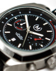 Classic Driver Chronograph, Black And Red Strap (PRE-ORDER NOW)