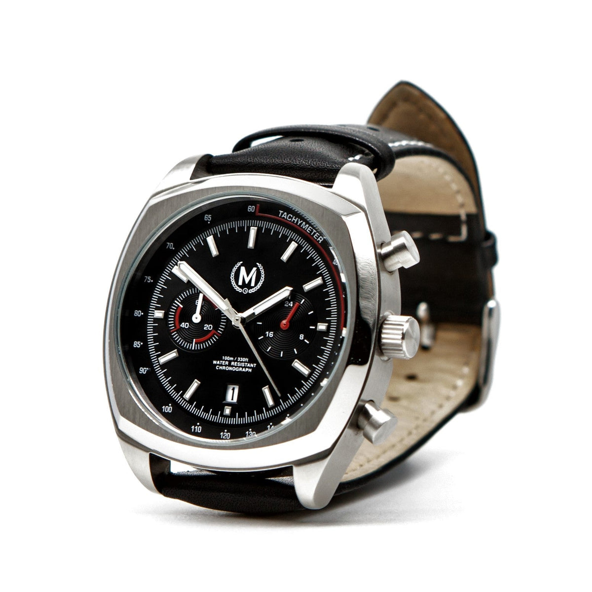 Classic Driver Chronograph, Black And Red Strap (PRE-ORDER NOW)