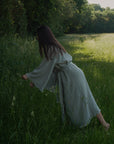 The Matcha Cloud Organic Cotton Robe: Long