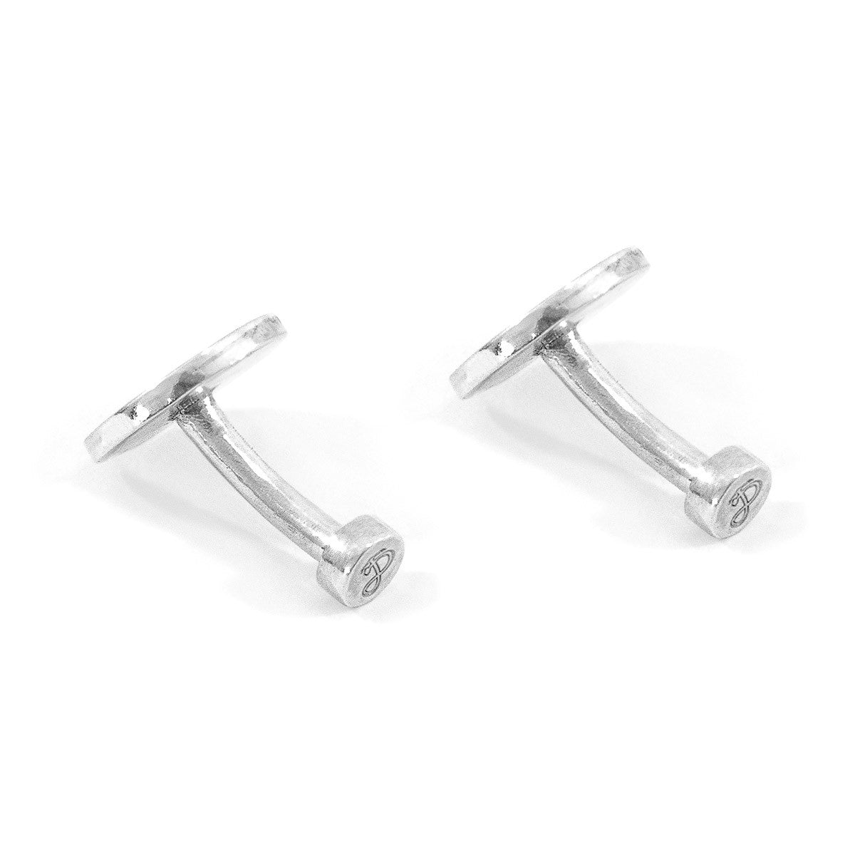 Ditton Round Silver Cufflinks