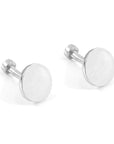 Ditton Round Silver Cufflinks