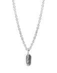 GUSTATORY Coffee Bean Silver Necklace Pendant
