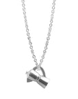 GUSTATORY Coffee Moka Pot Silver Necklace Pendant