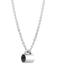 GUSTATORY Coffee Mug Silver Necklace Pendant
