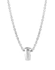 GUSTATORY Coffee Takeout Cup Silver Necklace Pendant