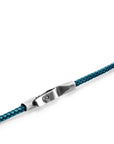 Ocean Blue Liverpool Silver and Rope Bracelet