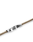 Sand Brown Liverpool Silver and Rope Bracelet