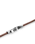 Copper Pink Liverpool Silver and Rope Bracelet