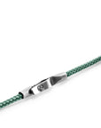Mint Green Liverpool Silver and Rope Bracelet