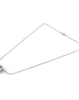 Abbott Round Mini Geometric Silver Necklace Pendant
