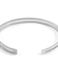Brady Outline Midi Geometric Silver Bangle