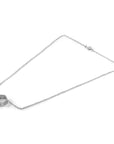 Lane Hexagonal Mini Geometric Silver Necklace Pendant