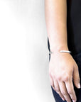Reynolds Element Midi Geometric Silver Bangle