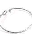 Sutton Gate Midi Geometric Silver Bangle