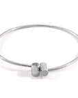 Wynne Capsule Midi Geometric Silver Bangle