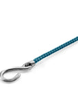 Ocean Blue Heysham Silver and Rope Bracelet