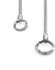 Classic Grey Montrose Silver and Rope Bracelet