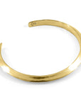 Benson Triagonal Maxi Wayfarer 9ct Yellow Gold Bangle