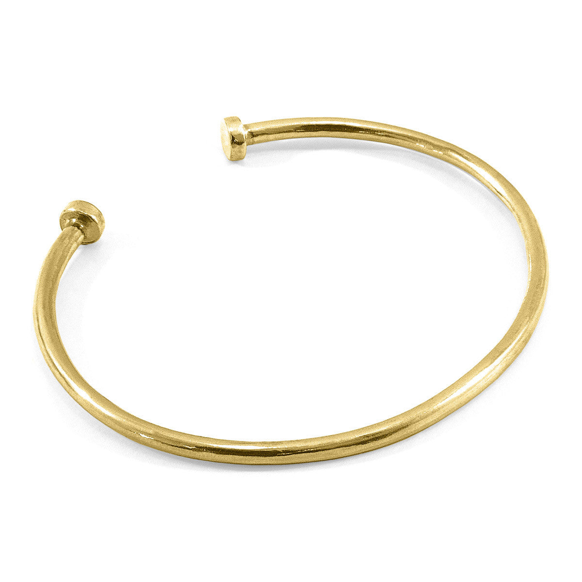 Ditton Round Midi Wayfarer 9ct Yellow Gold Bangle