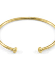 Ditton Round Midi Wayfarer 9ct Yellow Gold Bangle