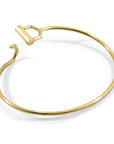 Hardy Buckle Midi Geometric 9ct Yellow Gold Bangle