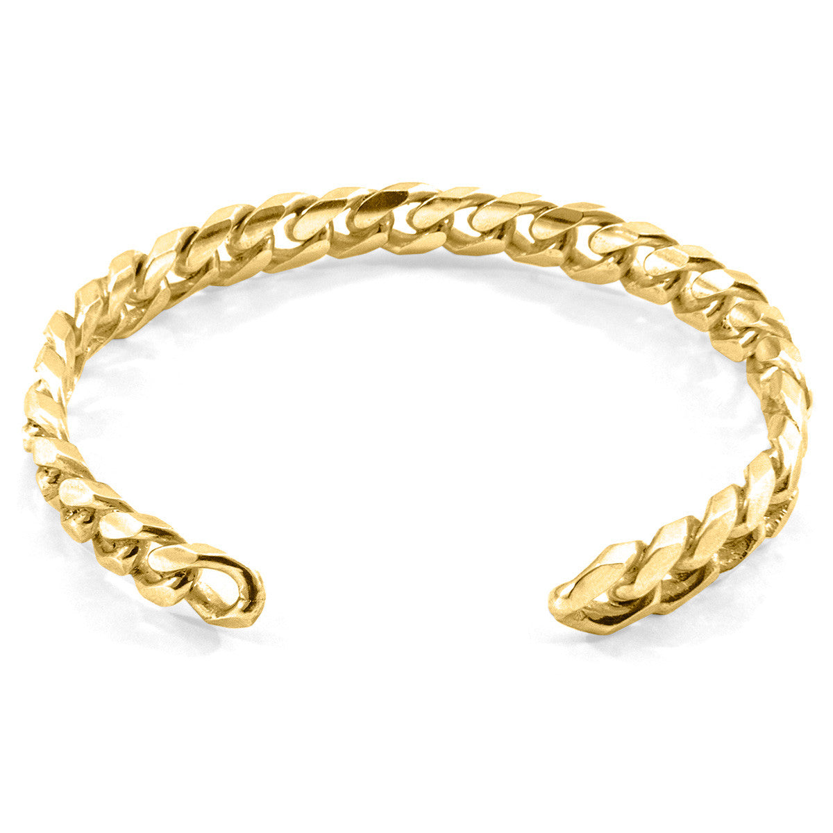 Jib Sail Sail 9ct Yellow Gold Chain Bangle