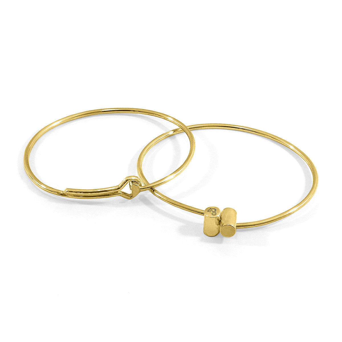 Sutton Gate Midi Geometric 9ct Yellow Gold Bangle