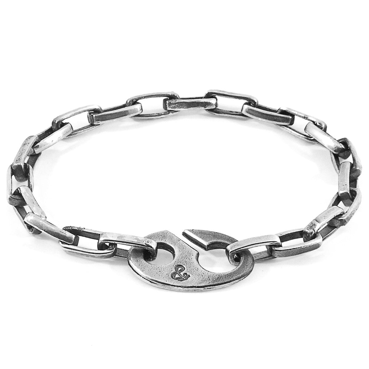 Windsor Mooring Silver Chain Bracelet