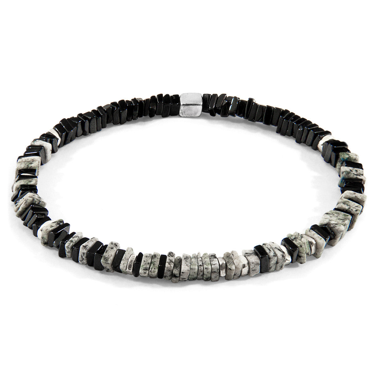 White Jasper Innot Silver and Stone Bracelet