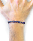 Blue Lapis Lazuli Innot Silver and Stone Bracelet