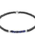 Blue Lapis Lazuli Paralana Silver and Stone Bracelet