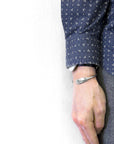 Paddle Navigation Silver Bangle
