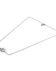 Geometric Triangle Link Paradise Silver Necklace Pendant