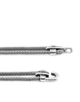 Classic Grey Canterbury Silver and Rope Bracelet