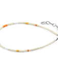 Off White - Yellow Layla Silver and Miyoko Glass Bracelet