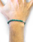 Blue Turquoise Atrato Silver and Stone Bracelet