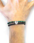 Green Jade Iguazu Silver and Stone Bracelet