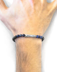 Blue Sodalite Orinoco Silver and Stone Bracelet