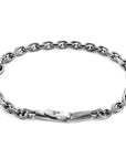 Halyard Sail Silver Chain Bracelet
