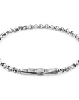 Spinnaker Sail Silver Chain Bracelet