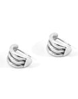 Bondi Surf Silver Earring Studs
