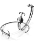 Admiral Anchor Silver Bangle